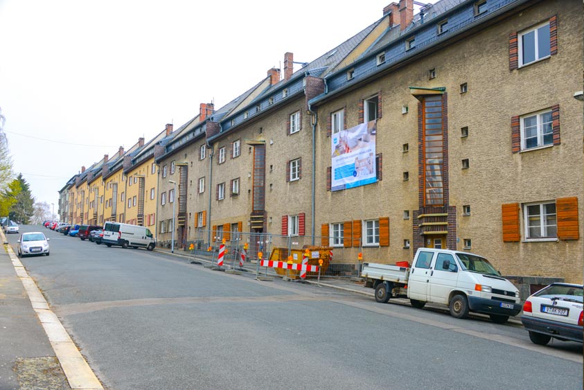 WOBA Häuser in Reichenbach